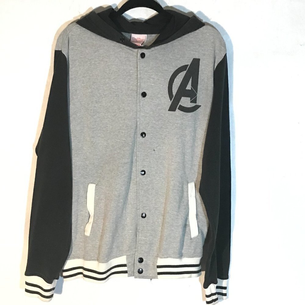 MARVEL Avengers Gray Long Sleeve Sweater Hoodie